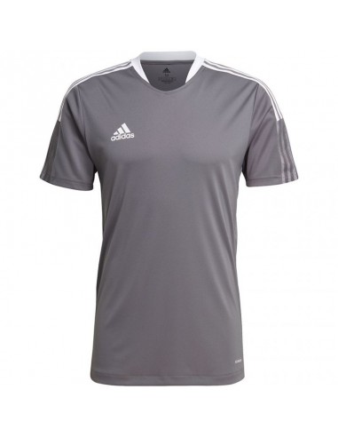 Adidas Tiro 21 Jersey Î‘Î¸Î»Î·Ï„Î¹ÎºÏŒ Î‘Î½Î´ÏÎ¹ÎºÏŒ T-shirt Î“ÎºÏÎ¹ Î¼Îµ Î›Î¿Î³ÏŒÏ„Ï…Ï€Î¿ GM7587